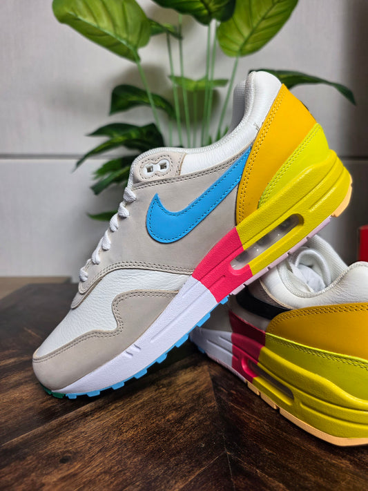 Nike Air Max 1 Tan Multi-Color maat 43