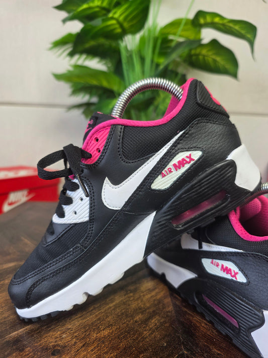 Nike Air Max 90 Mesh Black White Pink maat 36,5