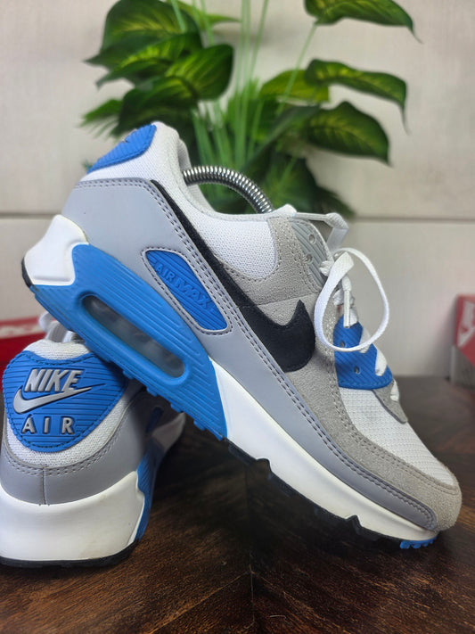 Nike Air Max 90 Pure Platinum Photo Blue maat 42,5