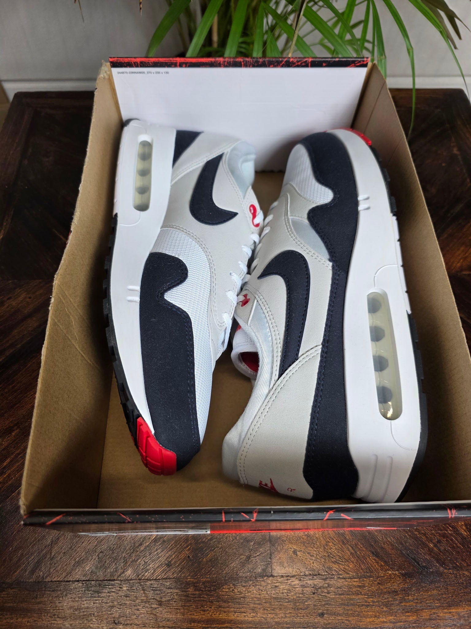 Nike Air Max 1 '86 OG Big Bubble "Obsidian" maat 49,5