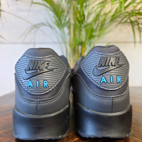 Nike Air Max 90 Dark Smoke Grey Laser Blue maat 46