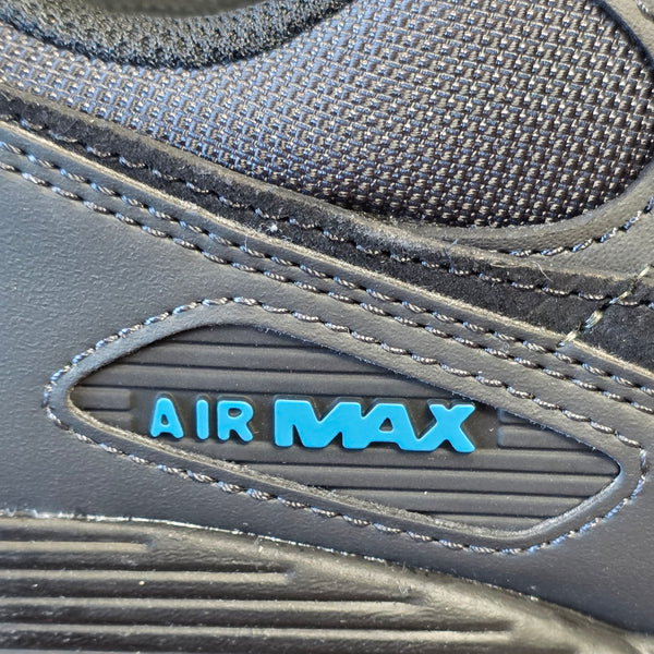 Nike Air Max 90 Dark Smoke Grey Laser Blue maat 46