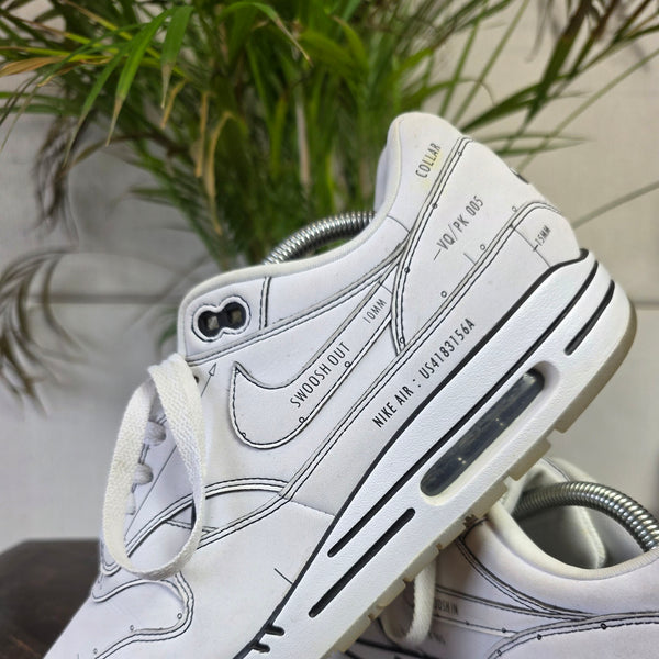 Nike Air Max 1 Tinker Schematic maat 44