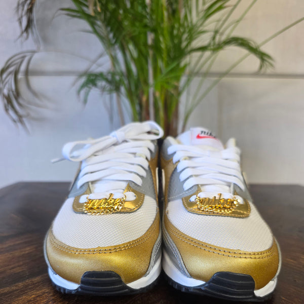 Nike Air Max 90 White Metallic Gold maat 37,5