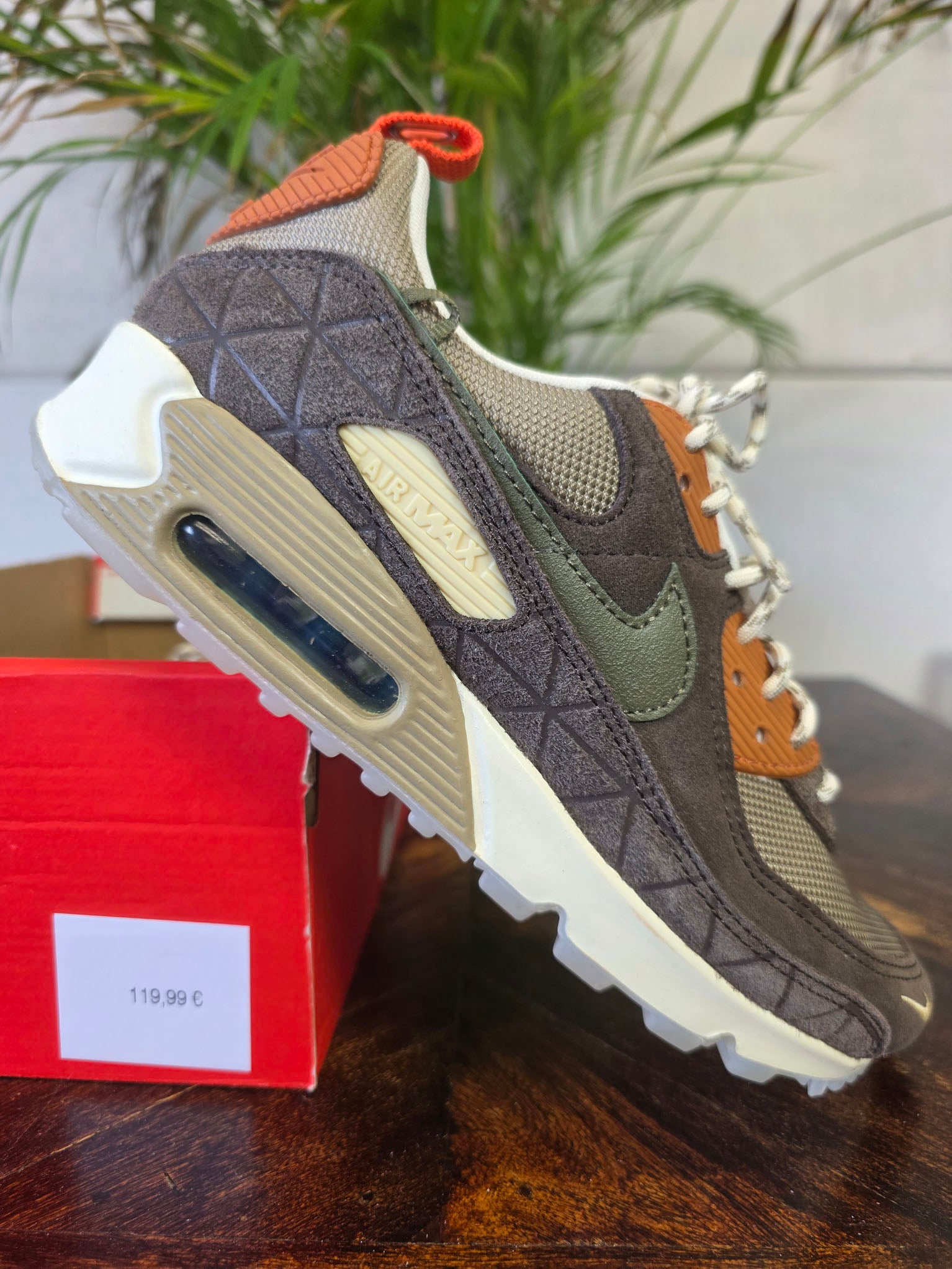 Nike Air Max 90 Lace Toggle Baroque Brown maat 40