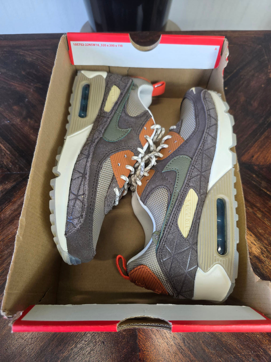 Nike Air Max 90 Lace Toggle Baroque Brown maat 40