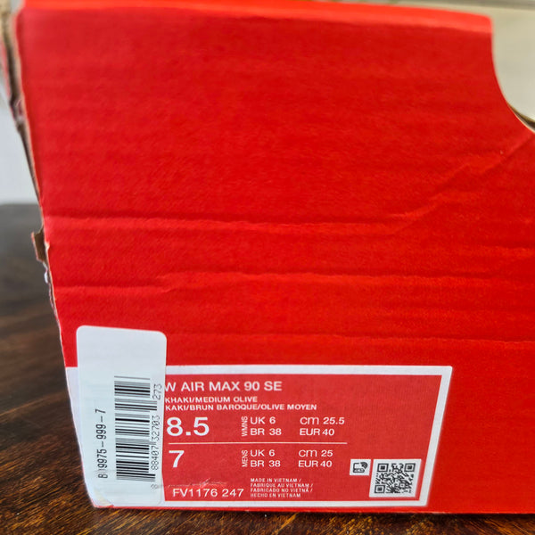 Nike Air Max 90 Lace Toggle Baroque Brown maat 40