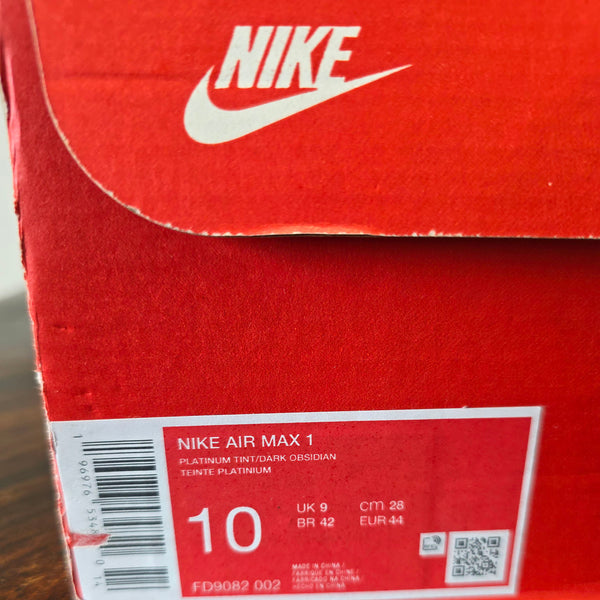 Nike Air Max 1 Platinum Tint maat 44