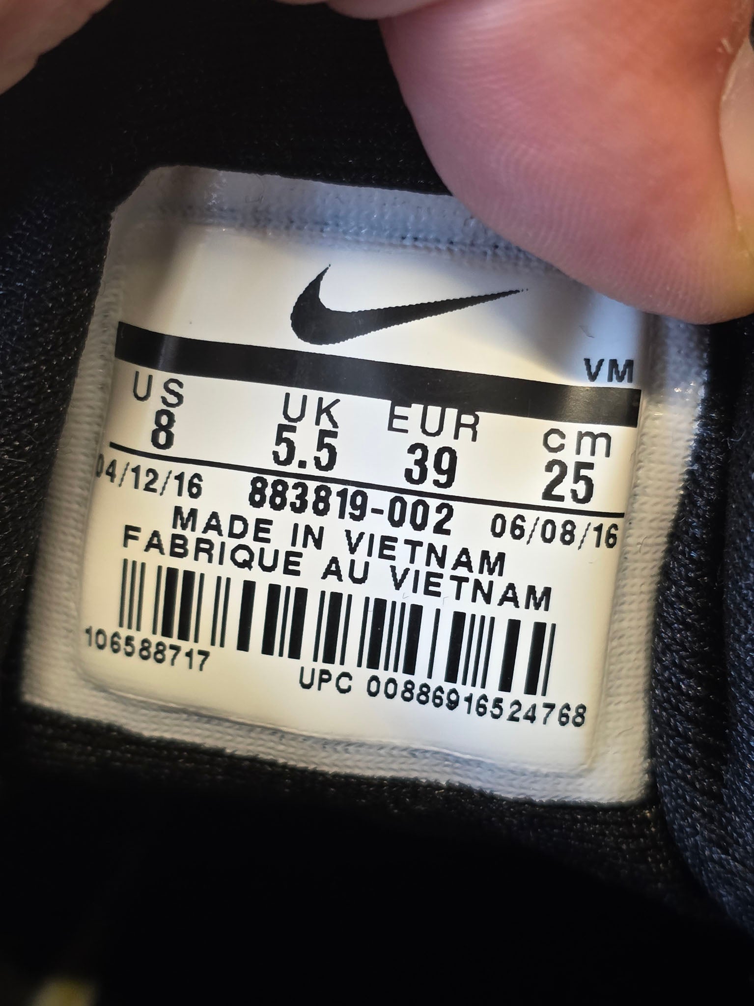 Nike Air Max BW Triple Black maat 39