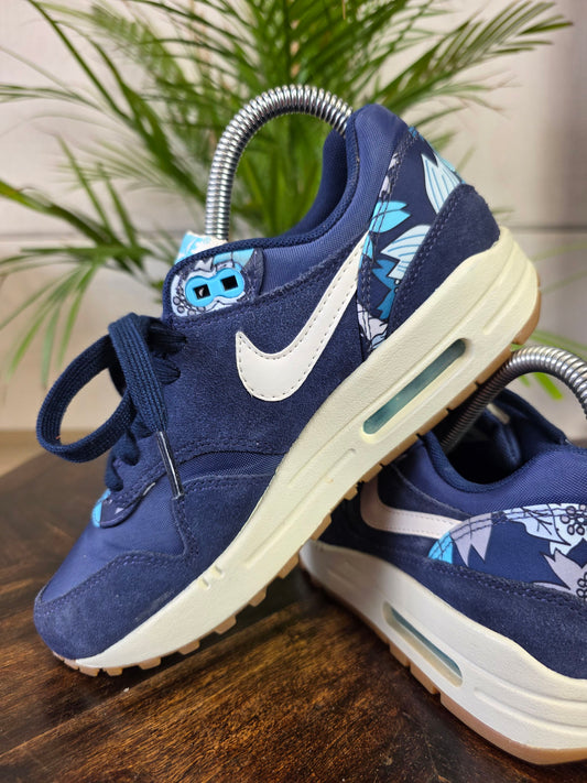 Nike Air Max 1 Aloha Floral Navy maat 36