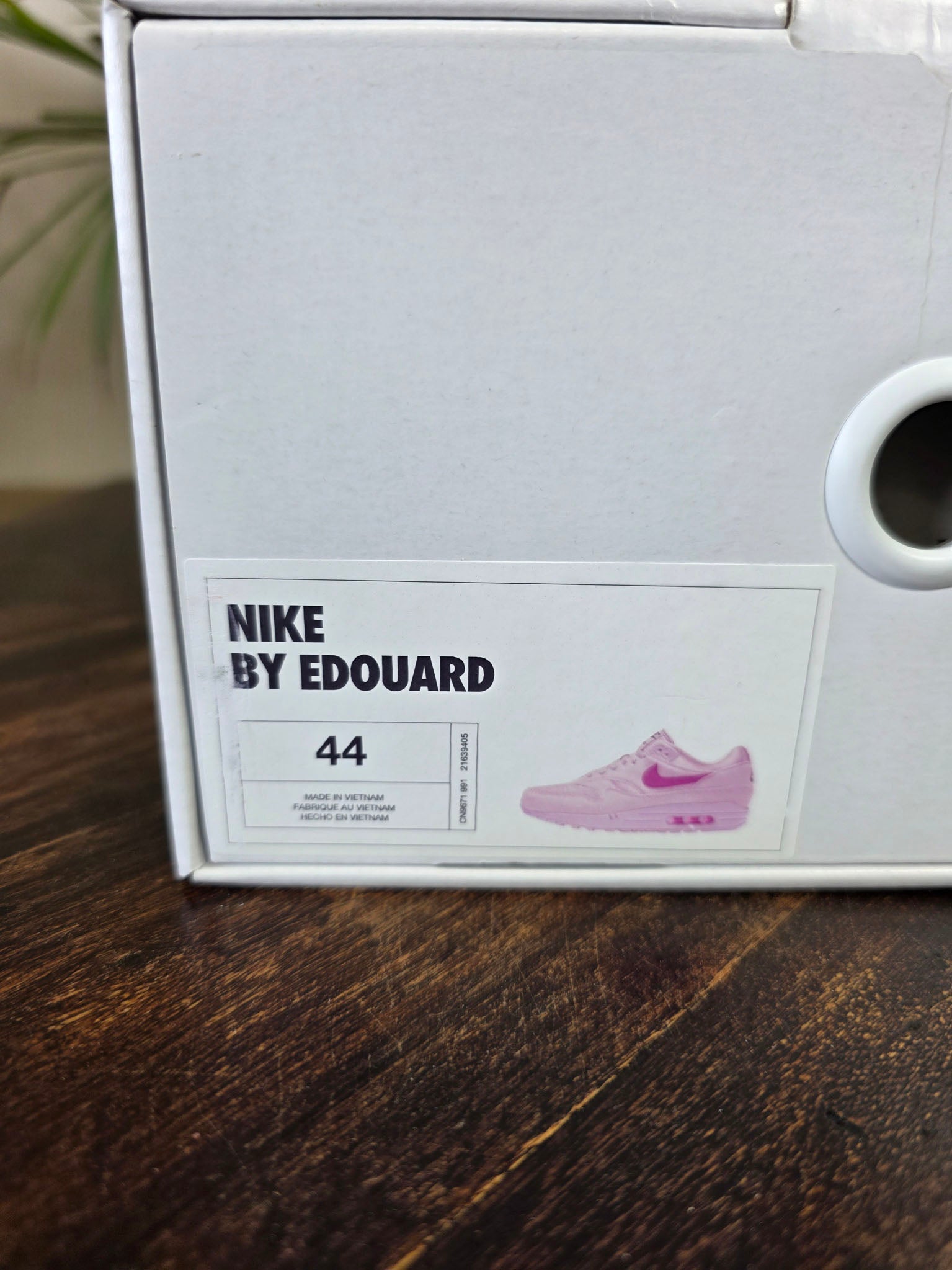 Nike Air Max 1 White Purple maat 44