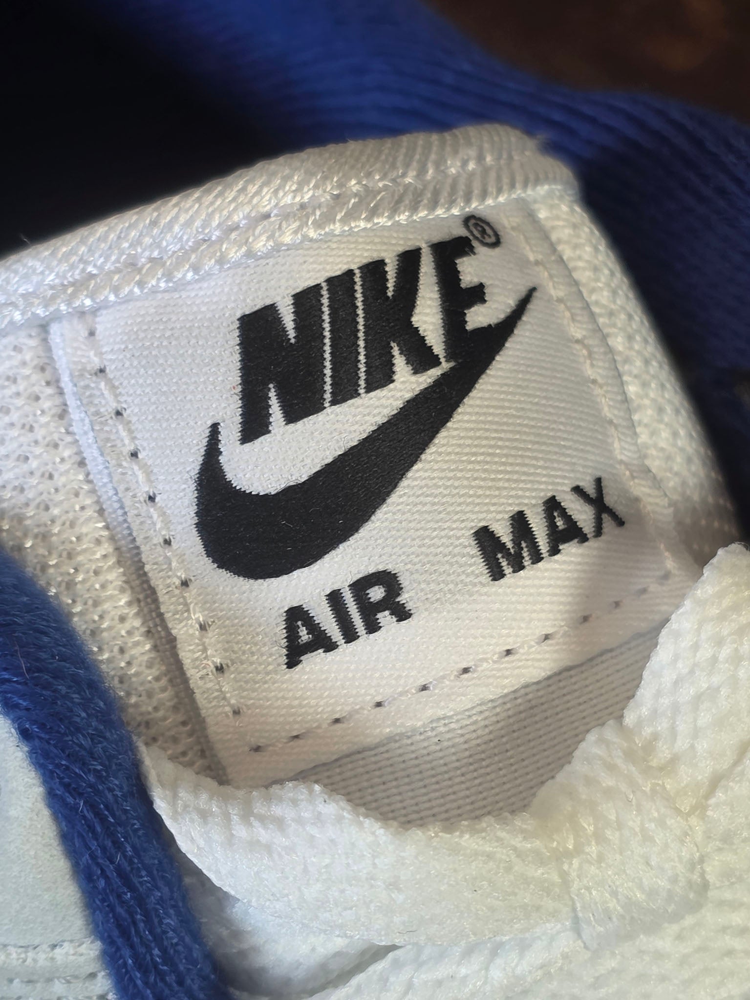 Nike Air Max 1 Deep Royal Blue maat 38,5
