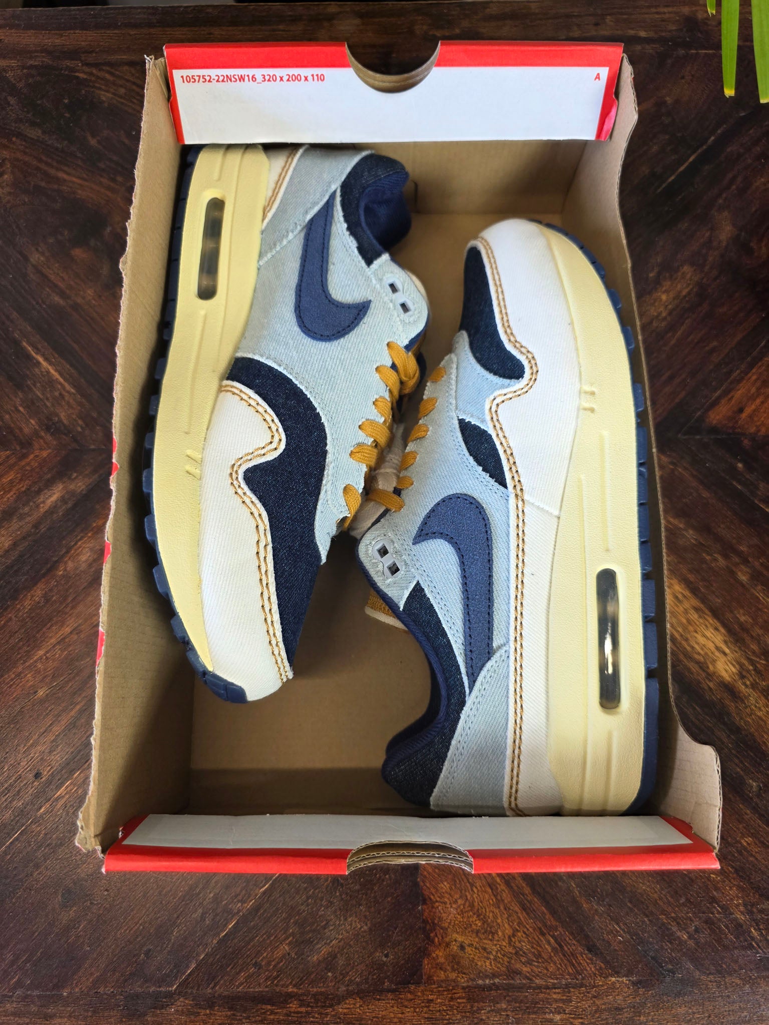 Nike Air Max 1 '87 Denim Aura maat 41