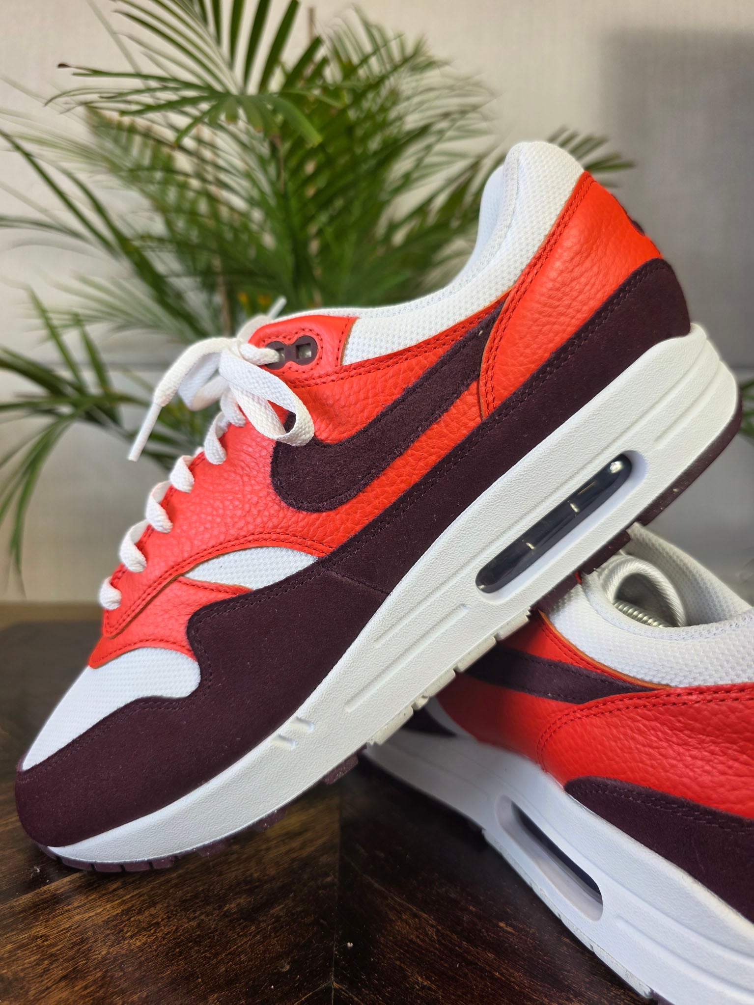 Nike Air Max 1 Burgundy Crush maat 46