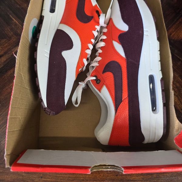 Nike Air Max 1 Burgundy Crush maat 46