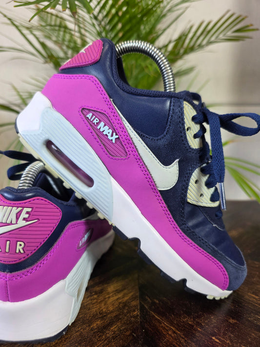 Nike Air Max 90 GS Midnight Navy maat 37,5