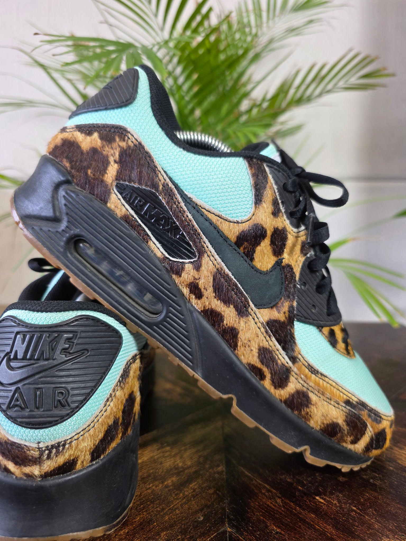 Nike Air Max 90 Animal Safari Leopard Blue maat 44