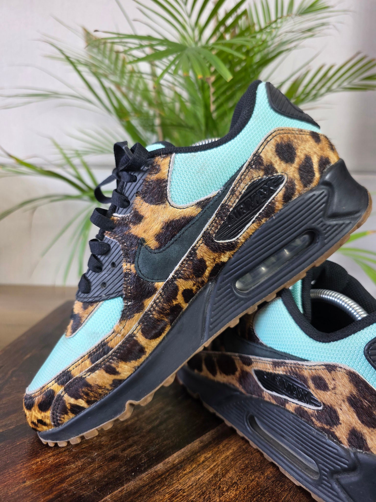Nike Air Max 90 Animal Safari Leopard Blue maat 44