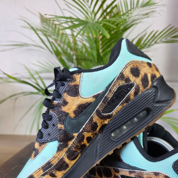 Nike Air Max 90 Animal Safari Leopard Blue maat 44