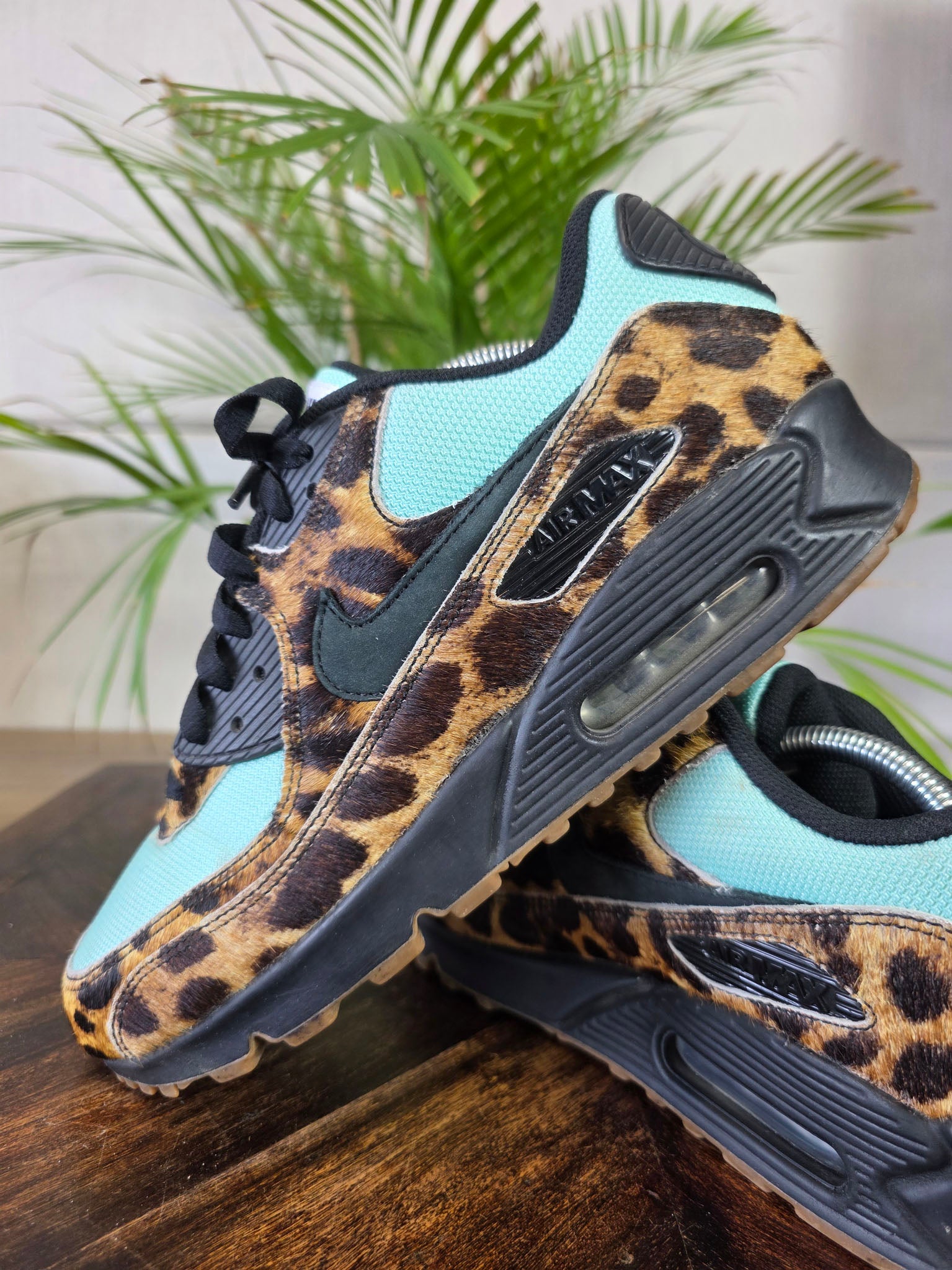 Nike Air Max 90 Animal Safari Leopard Blue maat 44