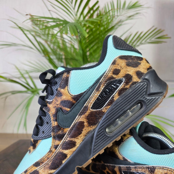 Nike Air Max 90 Animal Safari Leopard Blue maat 44