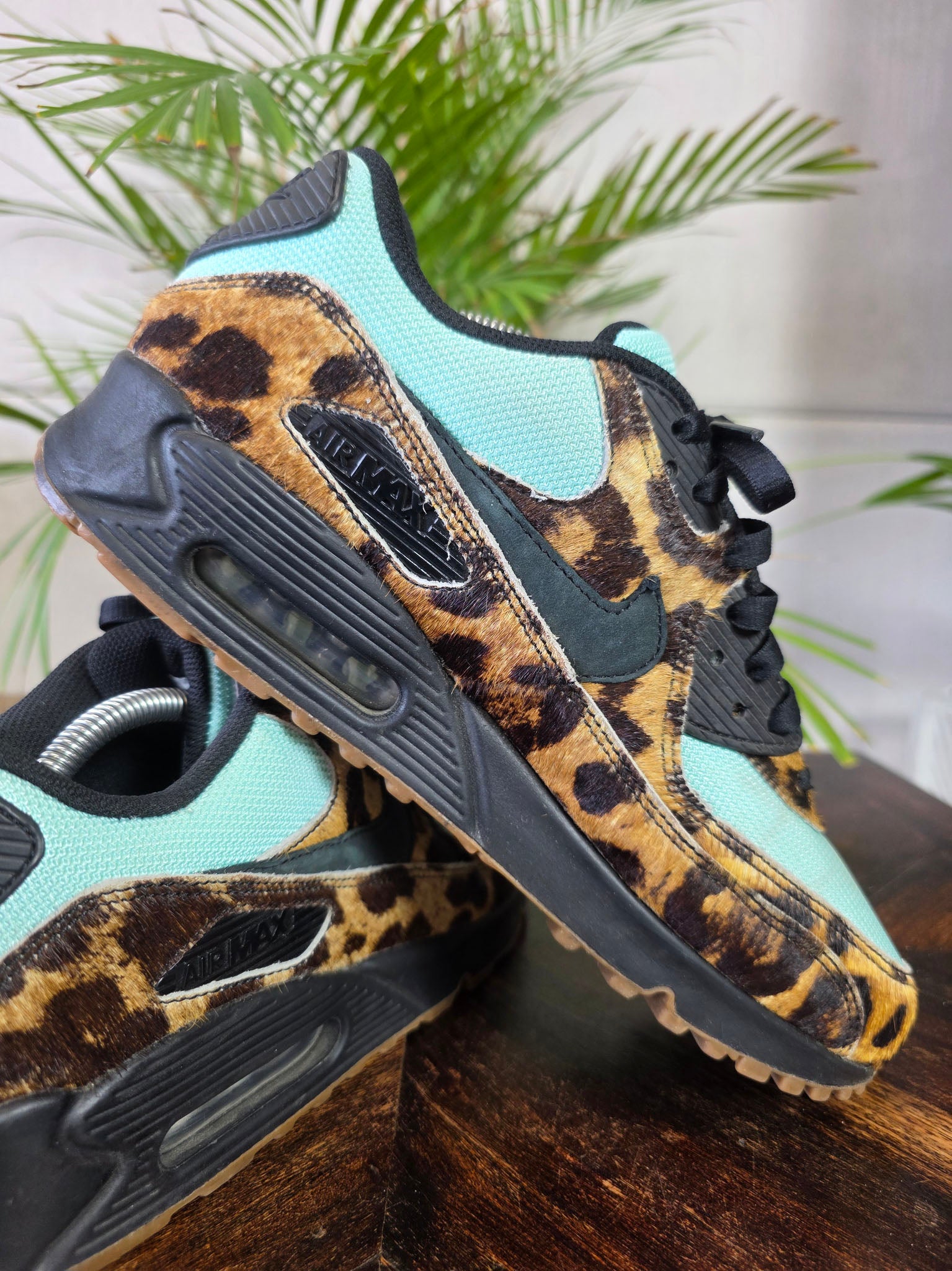 Nike Air Max 90 Animal Safari Leopard Blue maat 44