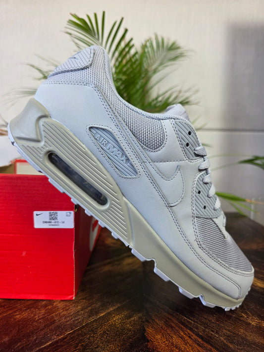 Nike Air Max 90 Triple Wolf Grey maat 48,5