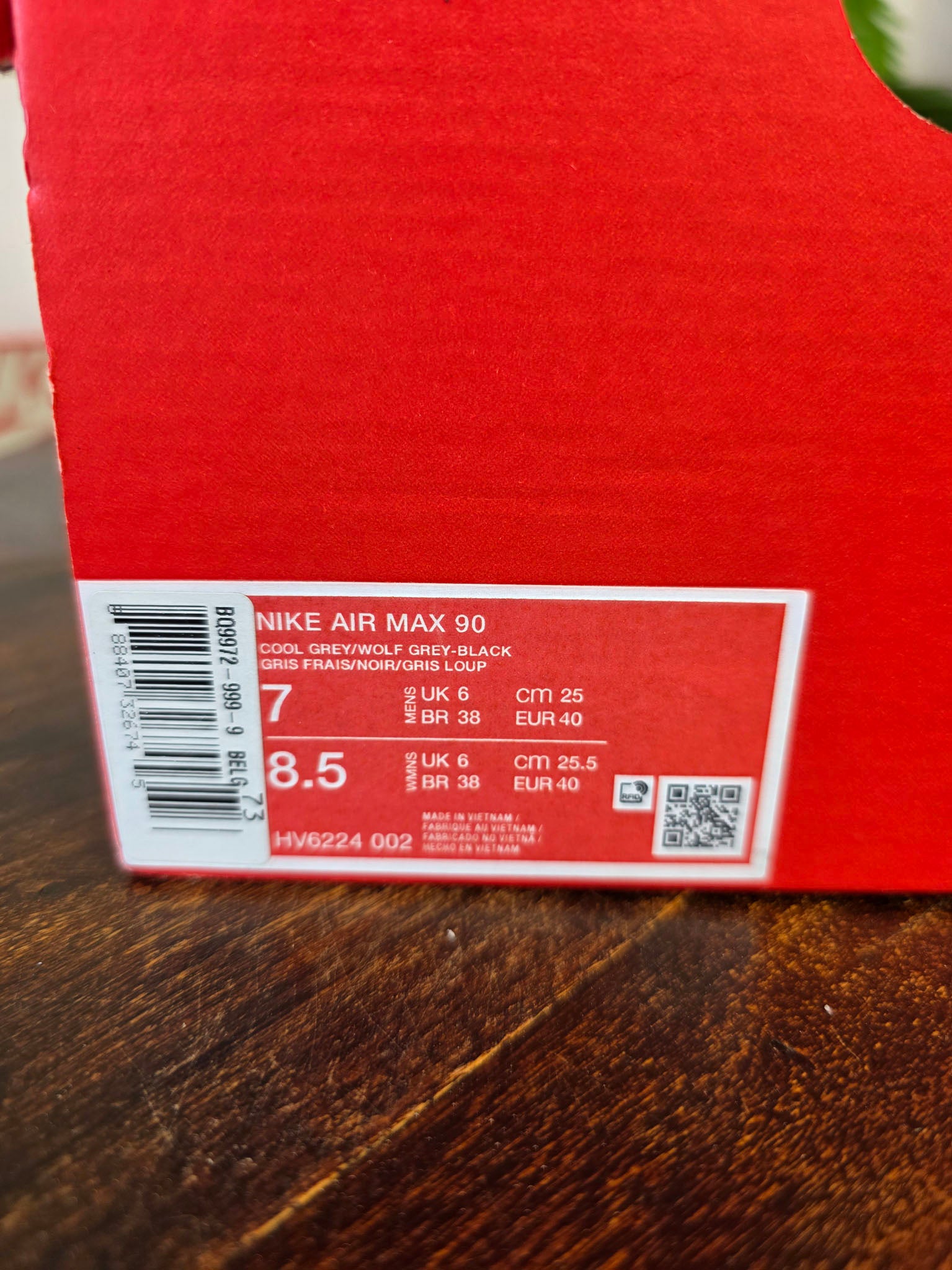 Nike Air Max 90 Sundial Grey maat 40