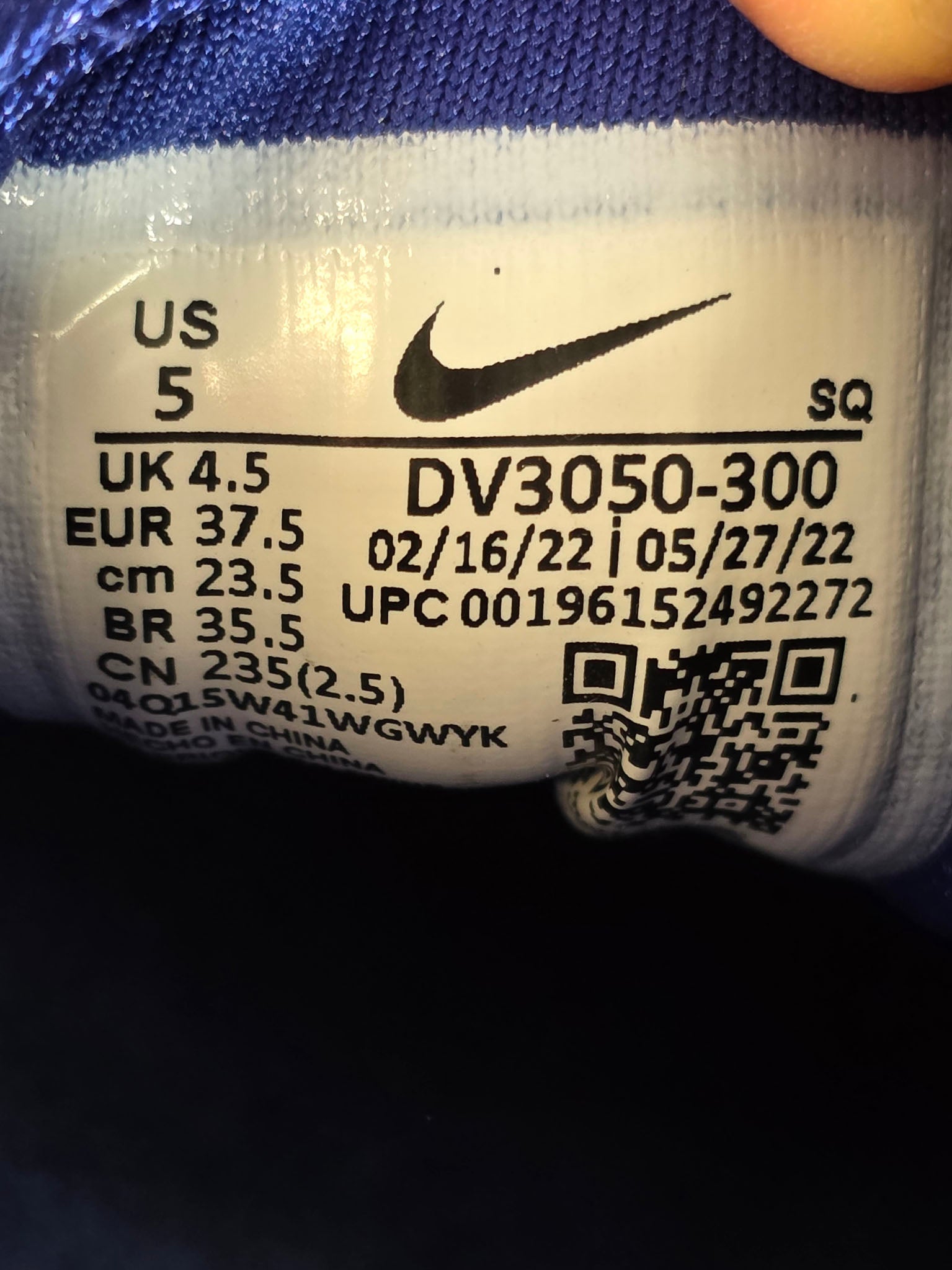 Nike Air Max 1 PRM Dirty Denim maat 37,5