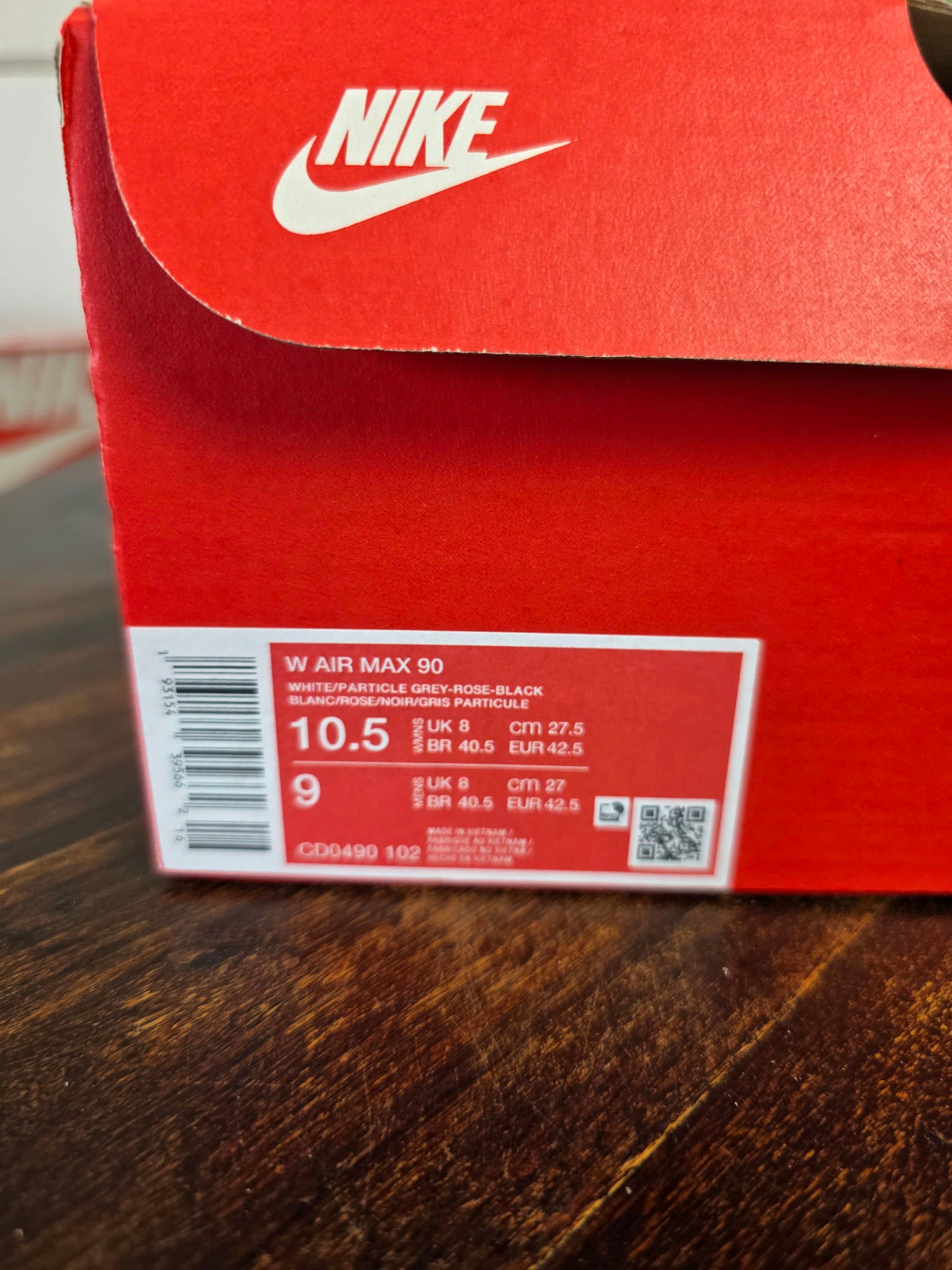 Nike Air Max 90 Recraft Rose maat 42,5