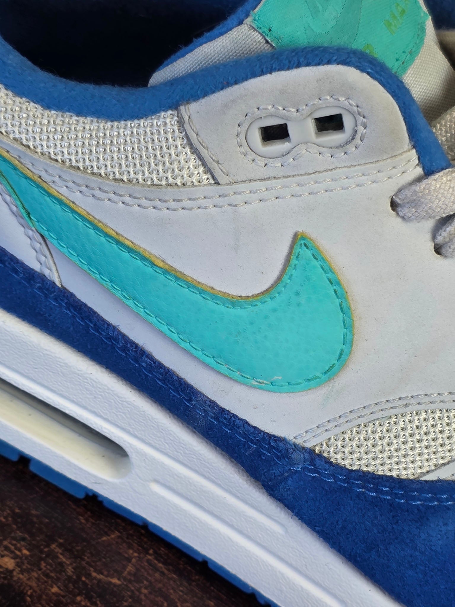 Nike Air Max 1 Signal Blue maat 44