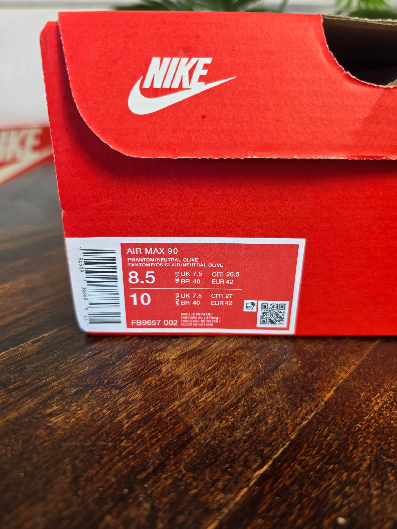 Nike Air Max 90 Phantom Neutral Olive maat 42