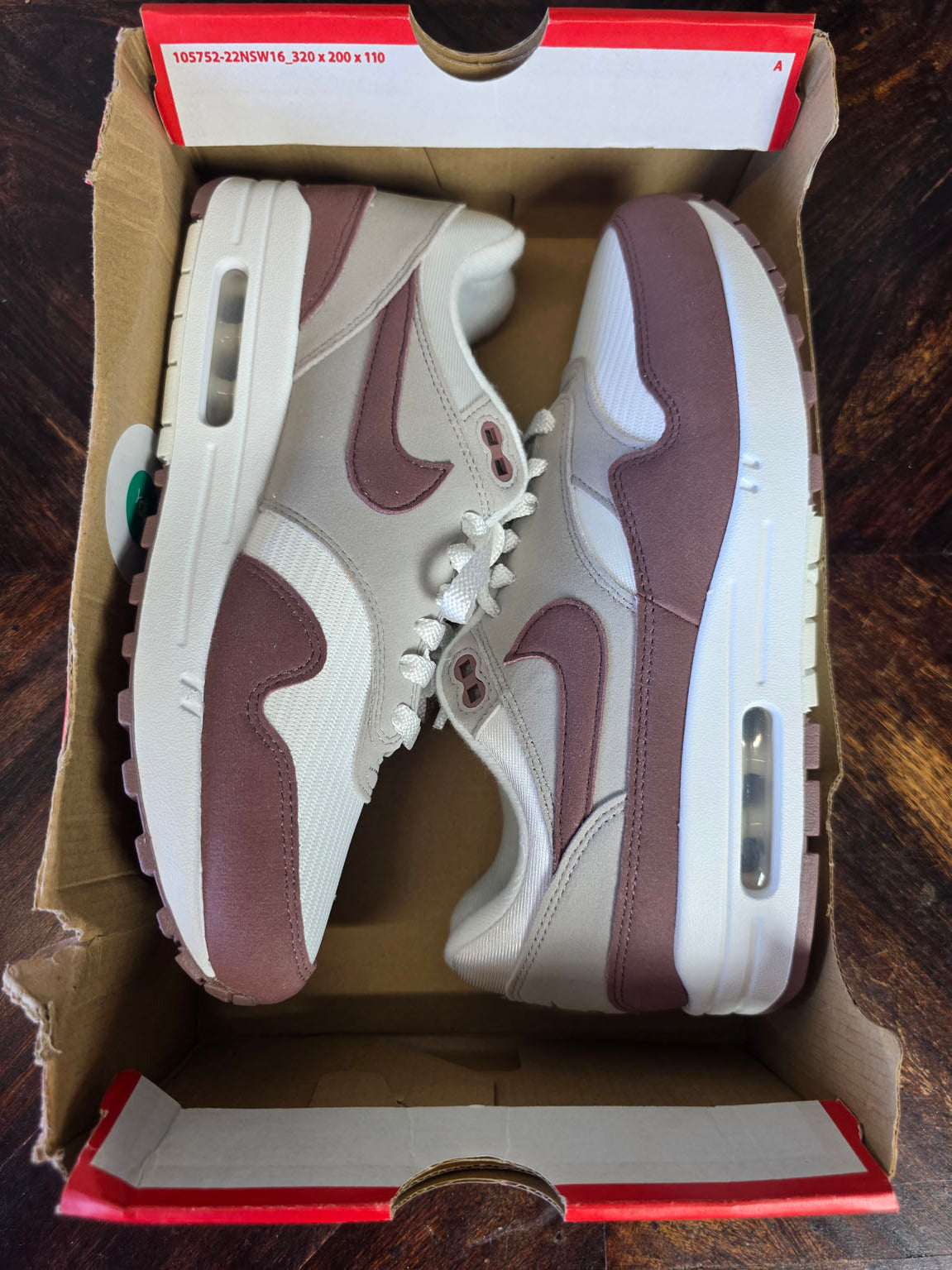 Nike Air Max 1 Smokey Mauve maat 41