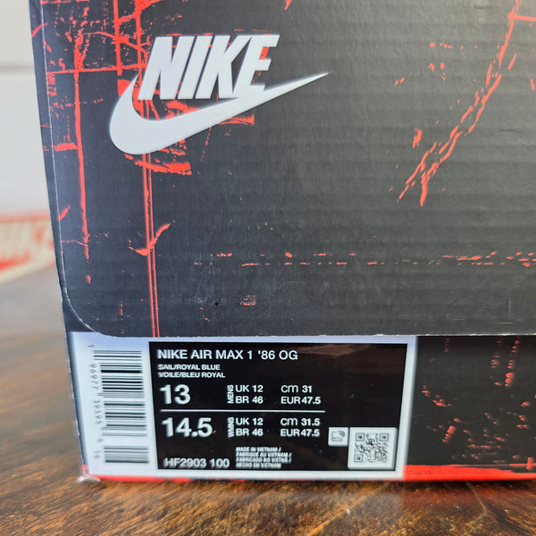 Nike Air Max 1 '86 Big Bubble Air Max Day maat 47,5