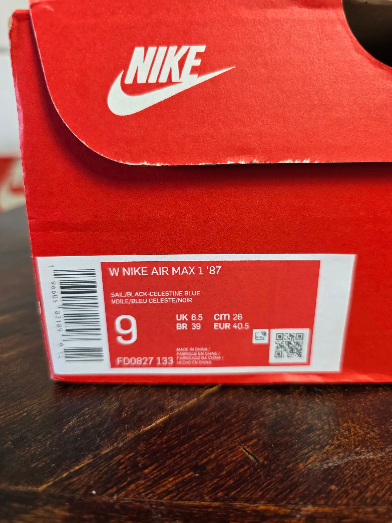 Nike Air Max 1 '87 WMNS Great Indoors maat 40,5