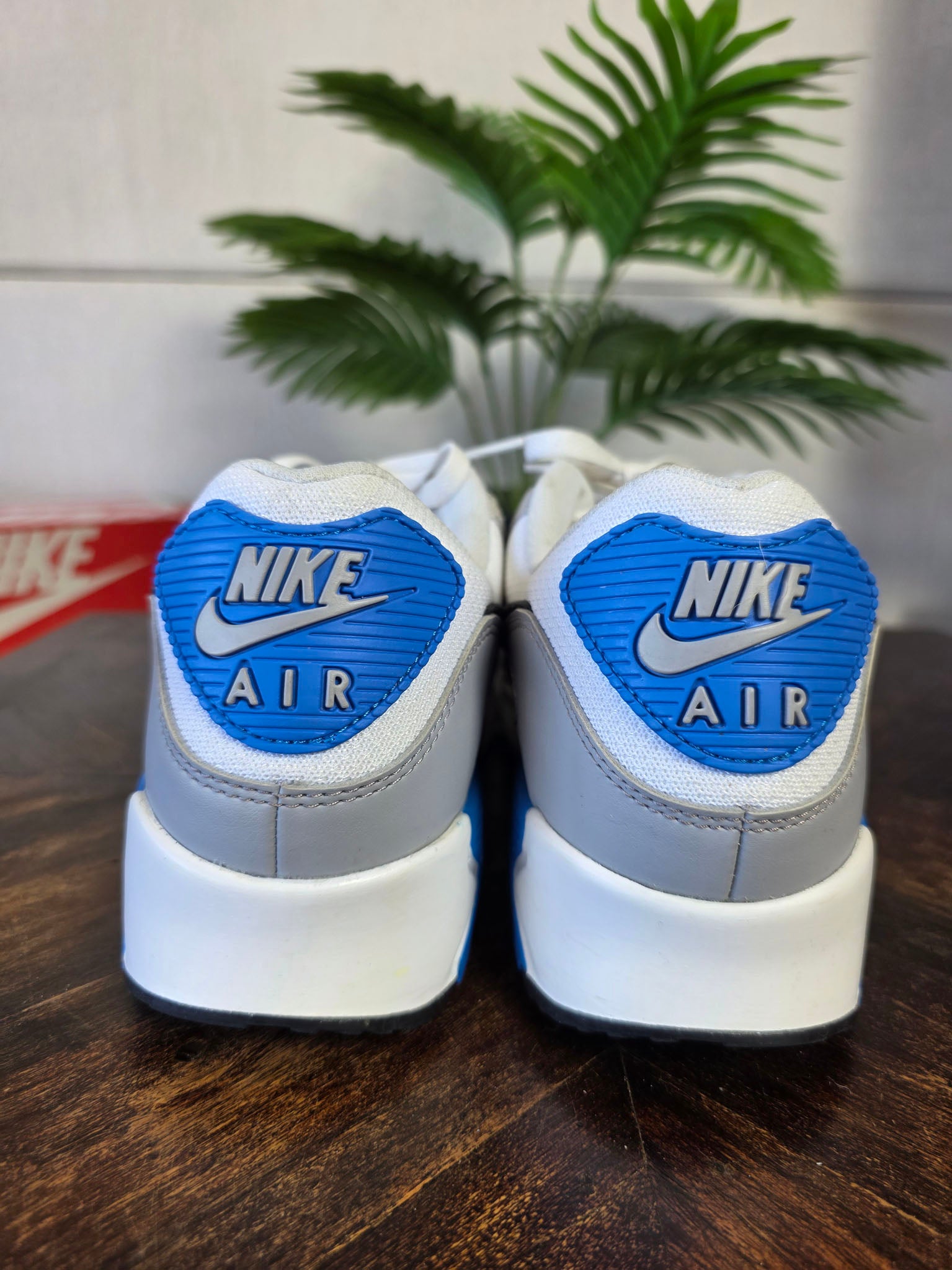 Nike Air Max 90 Pure Photo Platinum Blue maat 47
