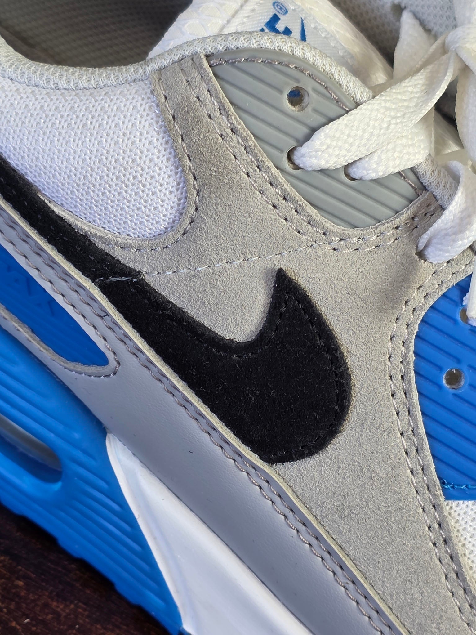 Nike Air Max 90 Pure Photo Platinum Blue maat 47