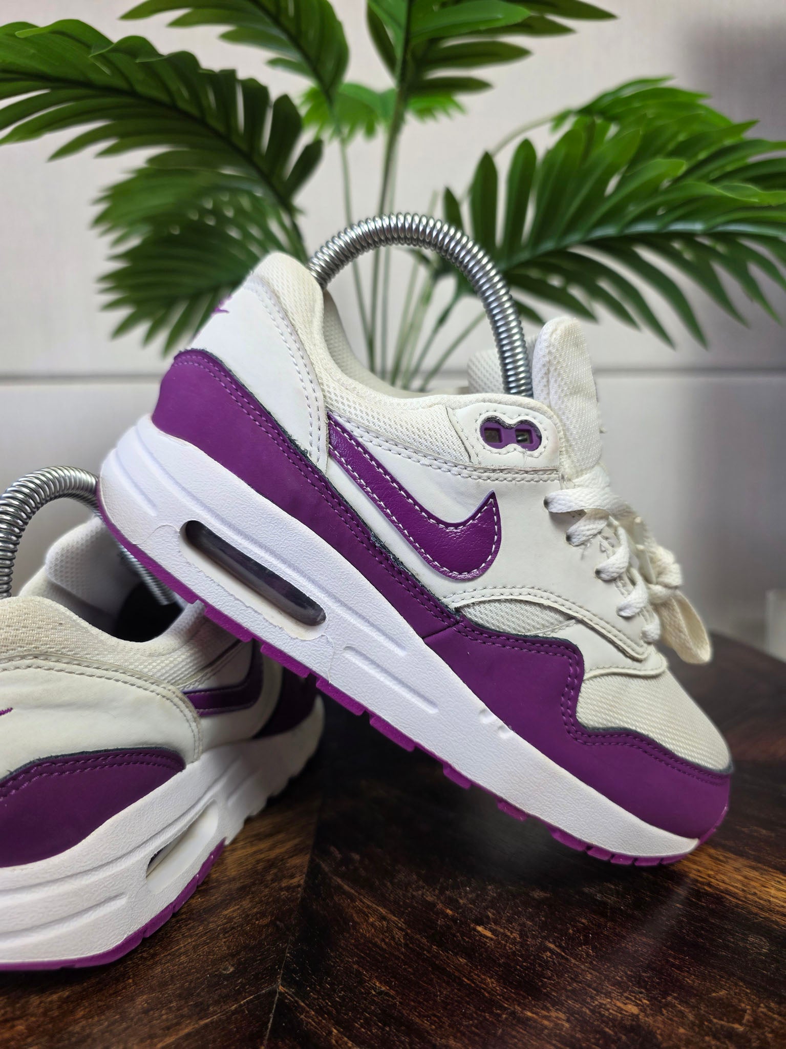 Nike Air Max 1 GS White Viotech maat 36