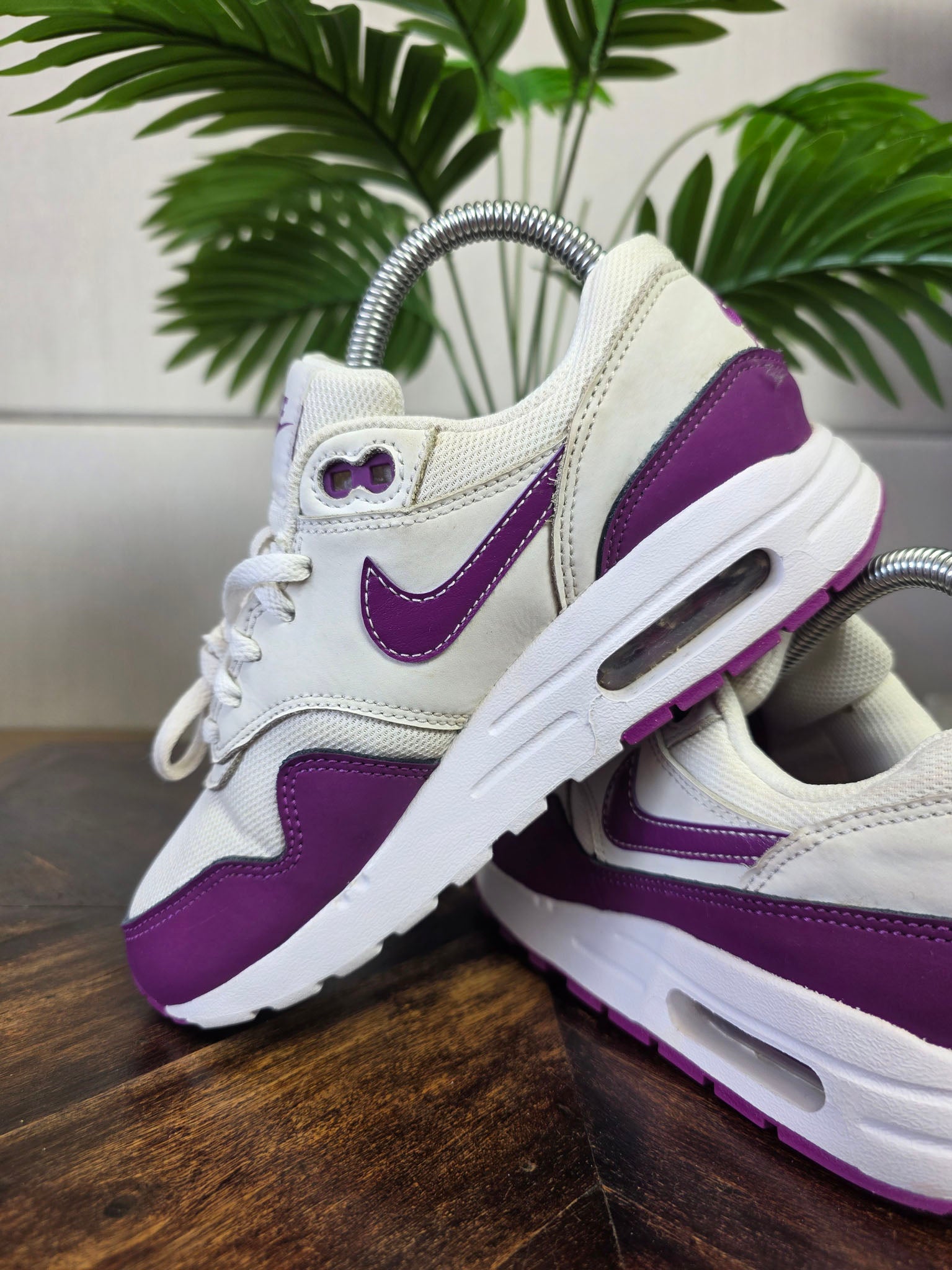 Nike Air Max 1 GS White Viotech maat 36