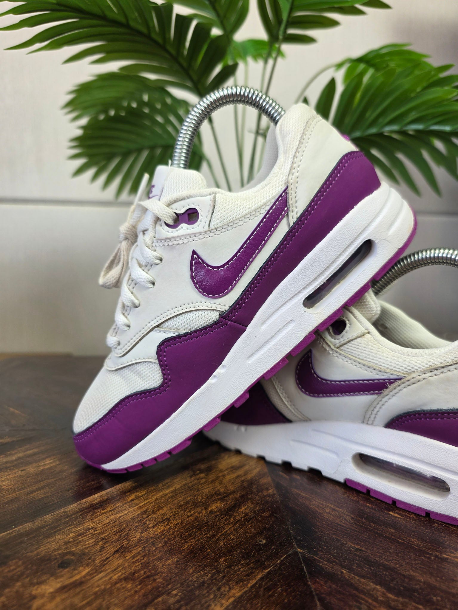 Nike Air Max 1 GS White Viotech maat 36