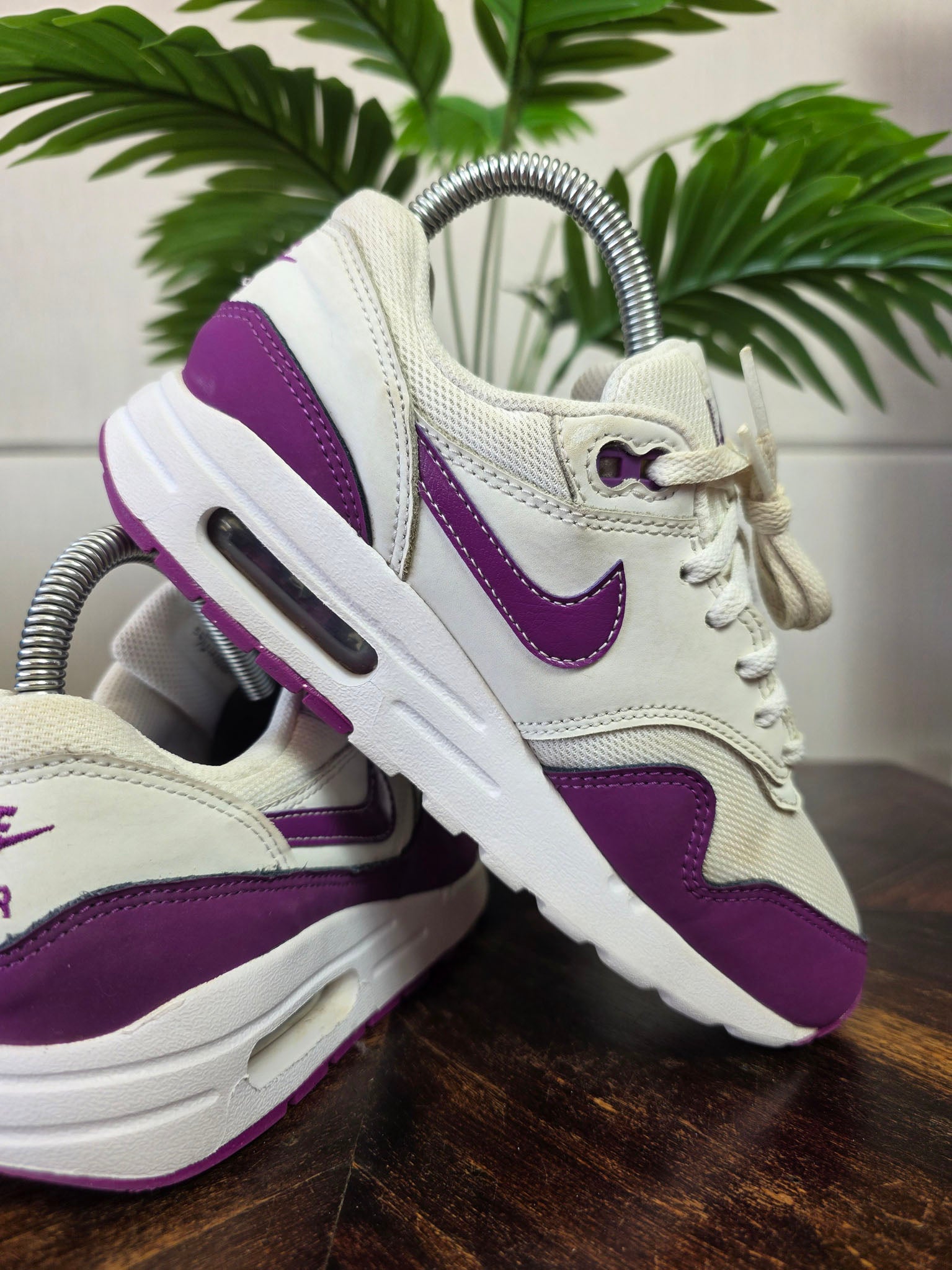 Nike Air Max 1 GS White Viotech maat 36