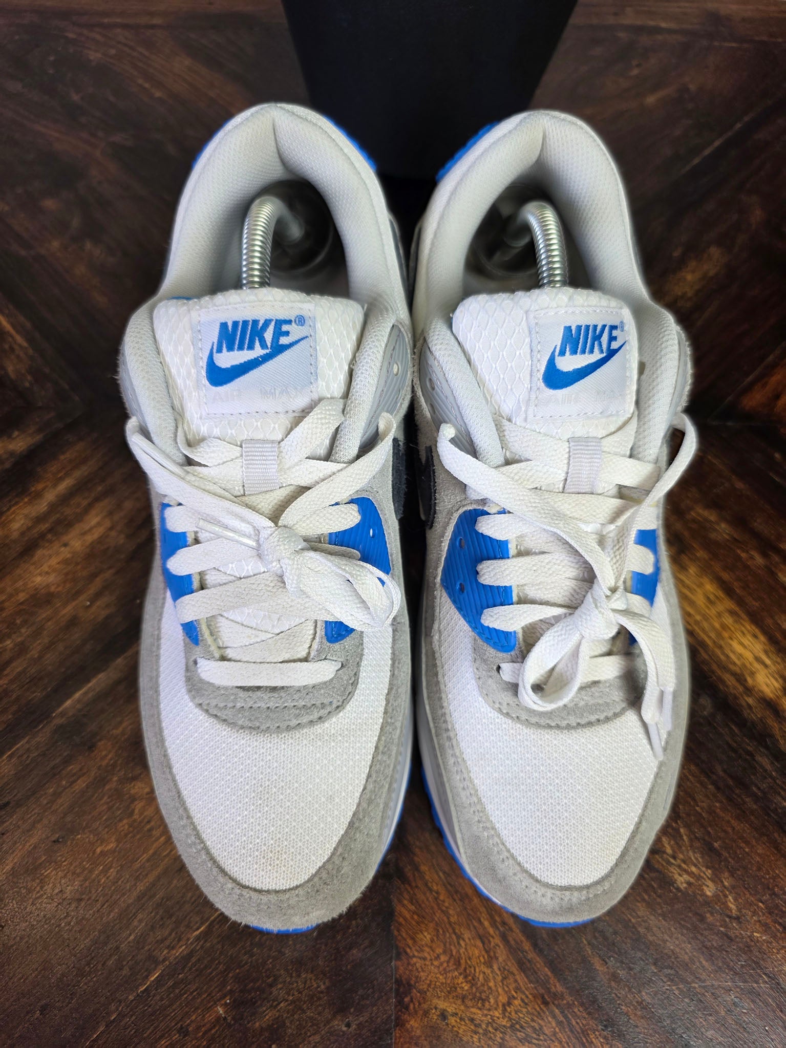 Nike Air Max 90 Pure Platinum Photo Blue maat 43