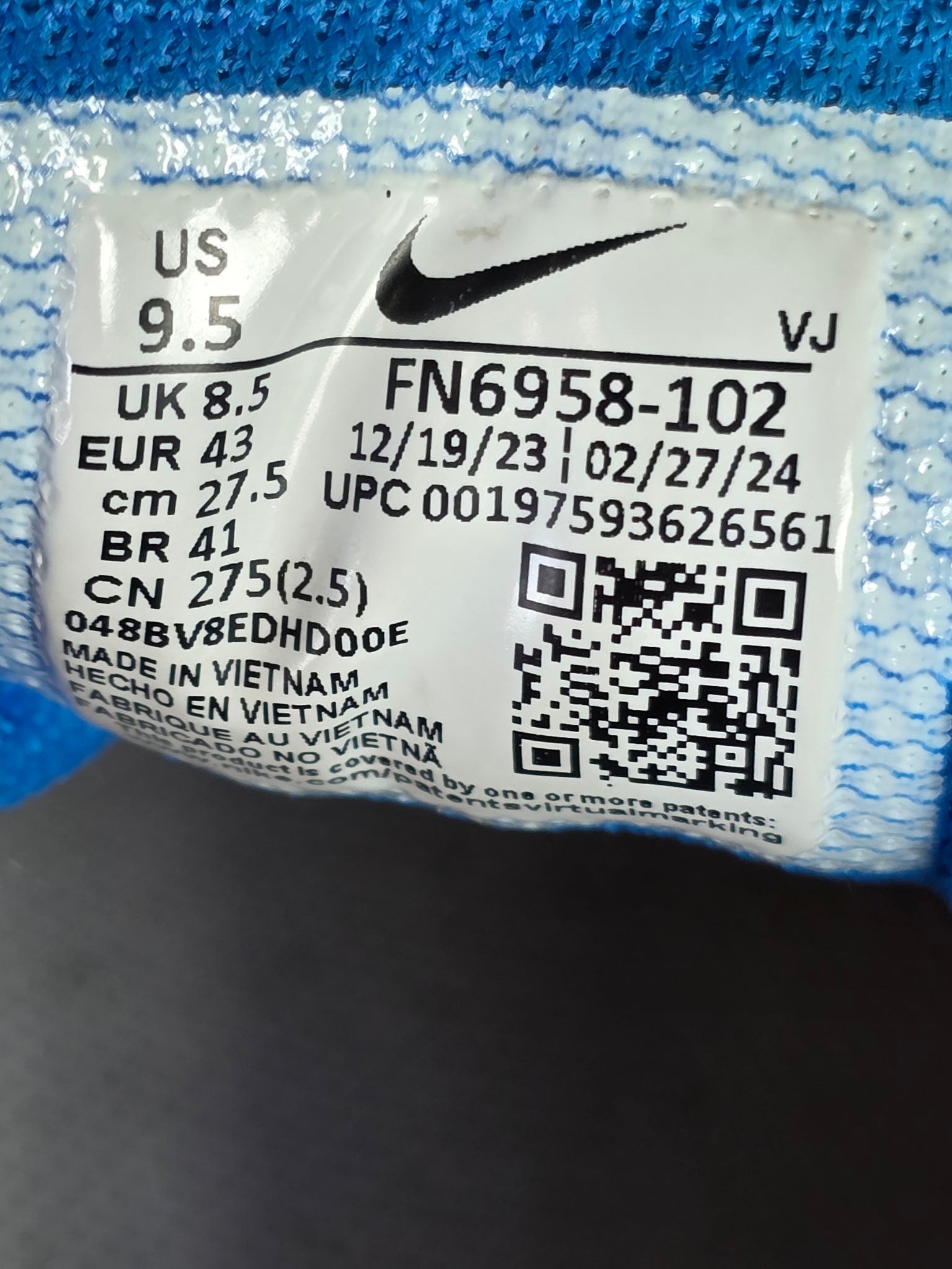 Nike Air Max 90 Pure Platinum Photo Blue maat 43