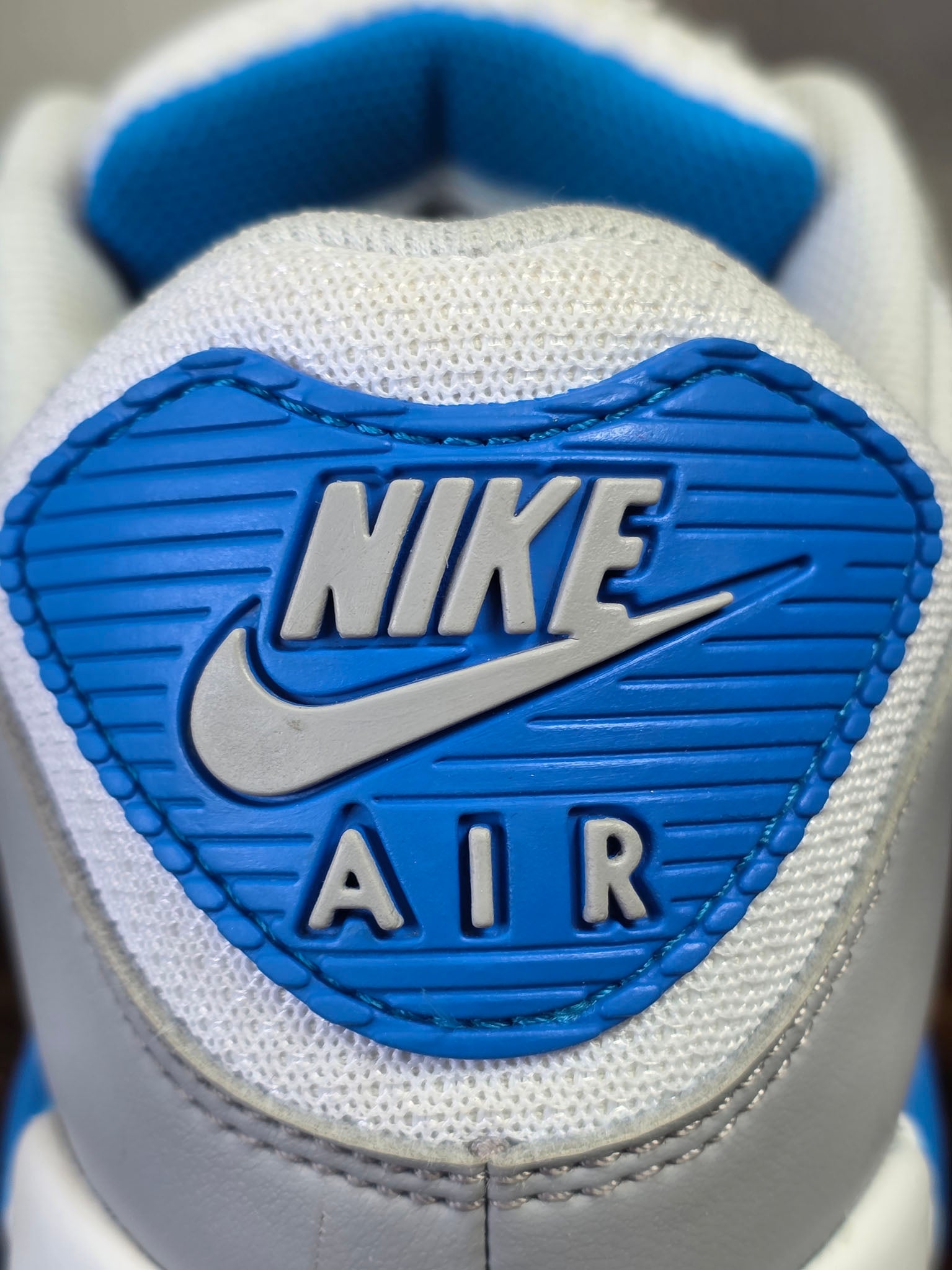 Nike Air Max 90 Pure Platinum Photo Blue maat 43