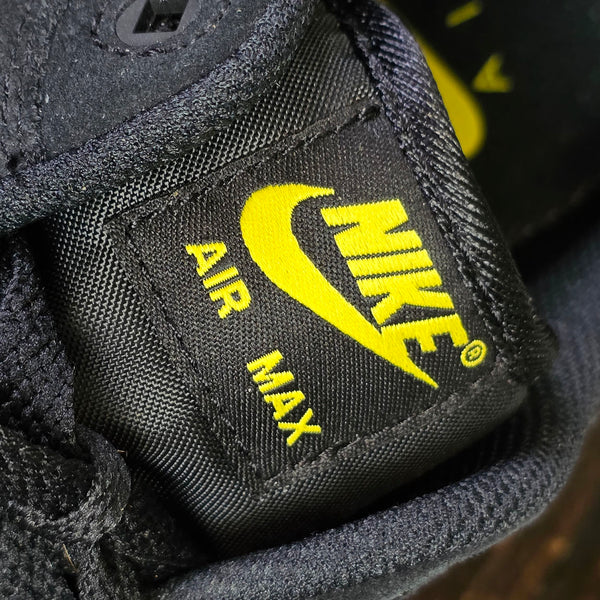 Nike Air Max 1 Black Opti Yellow maat 44