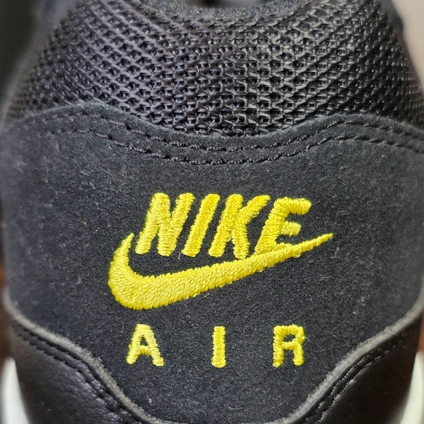 Nike Air Max 1 Black Opti Yellow maat 44
