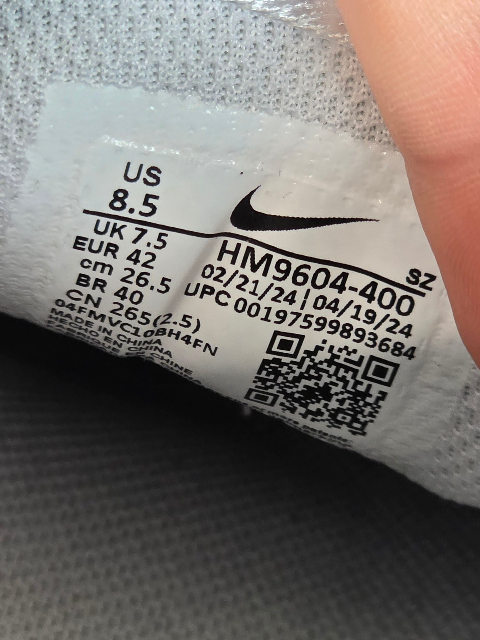 Nike Air Max 1 Olympic maat 42