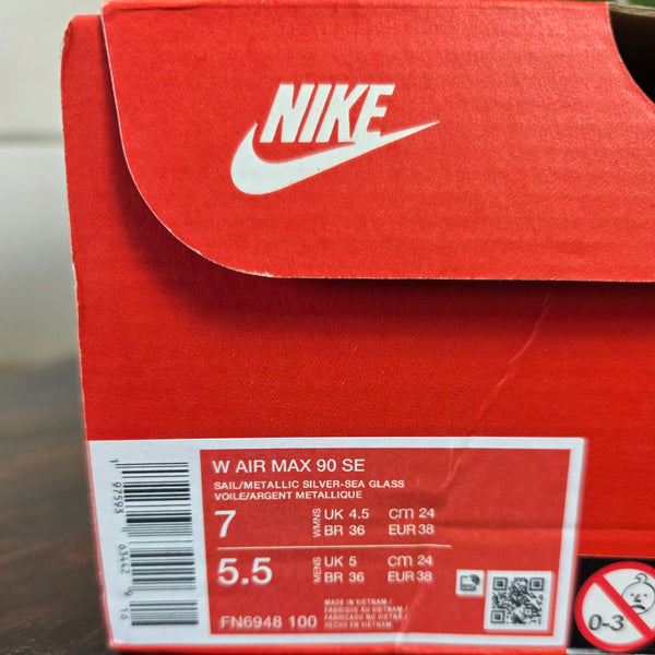 Nike Air Max 90 SE Molten Metal maat 38