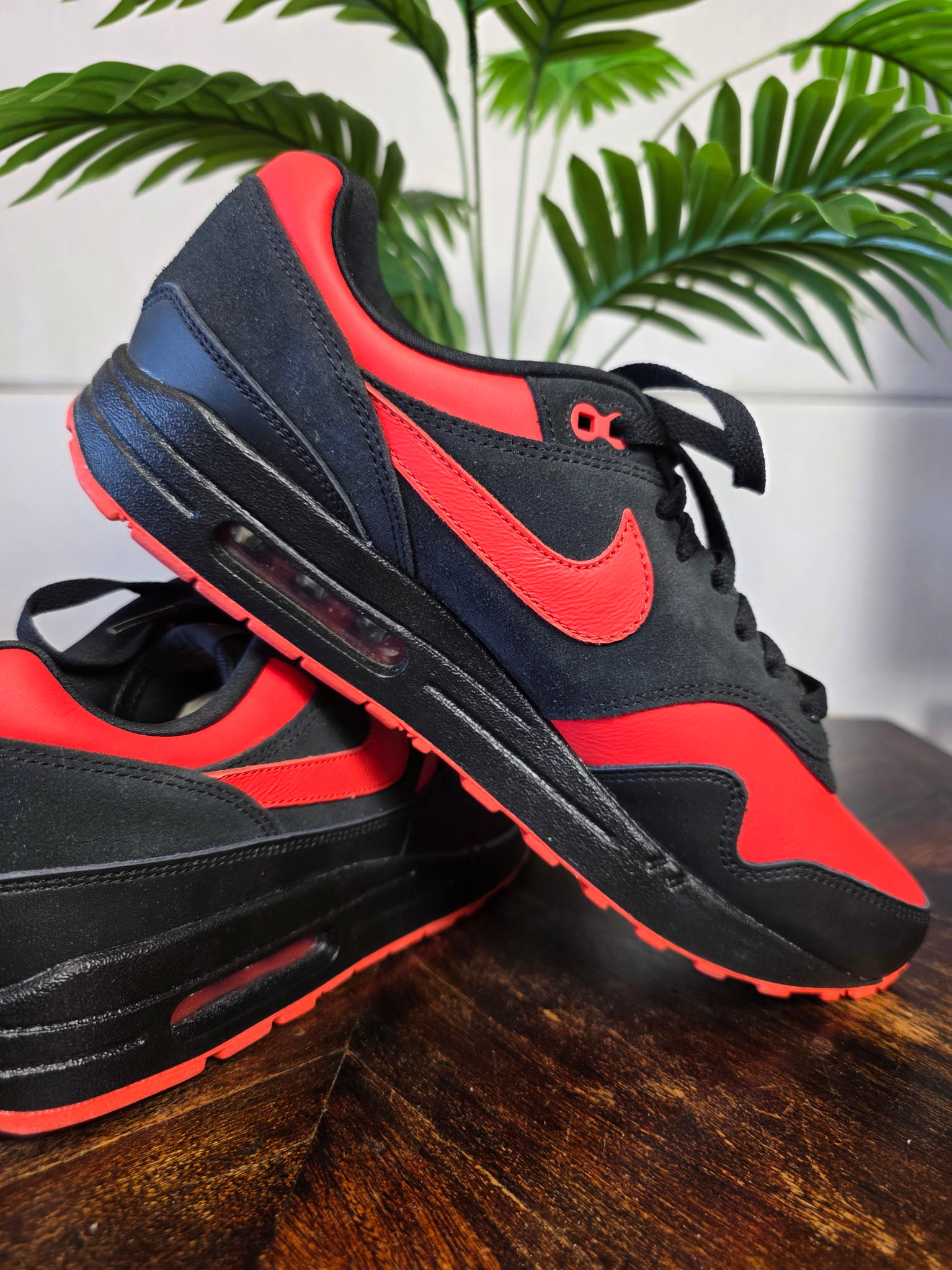 Nike Air Max 1 Black Red maat 44