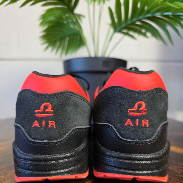 Nike Air Max 1 Black Red maat 44